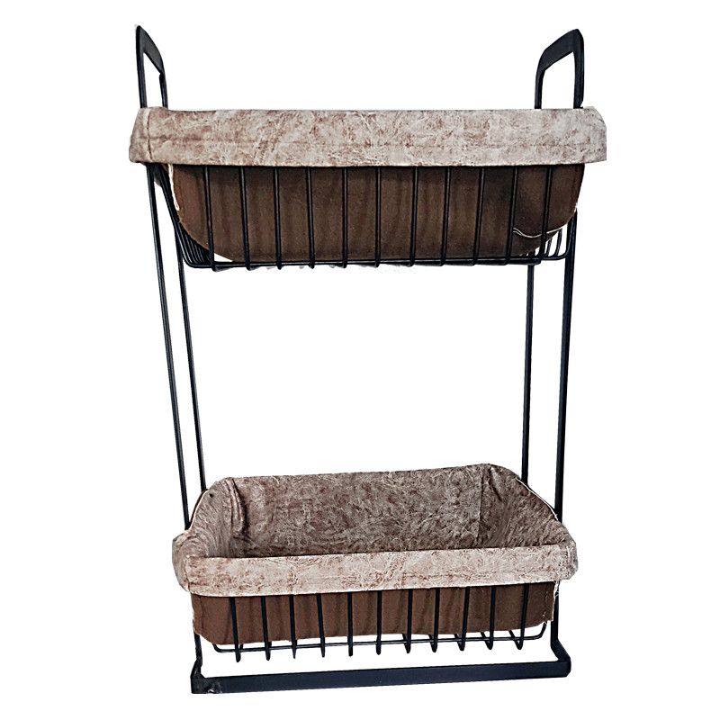 سبد سیب زمینی و پیاز مدل پارچه ای کد 06