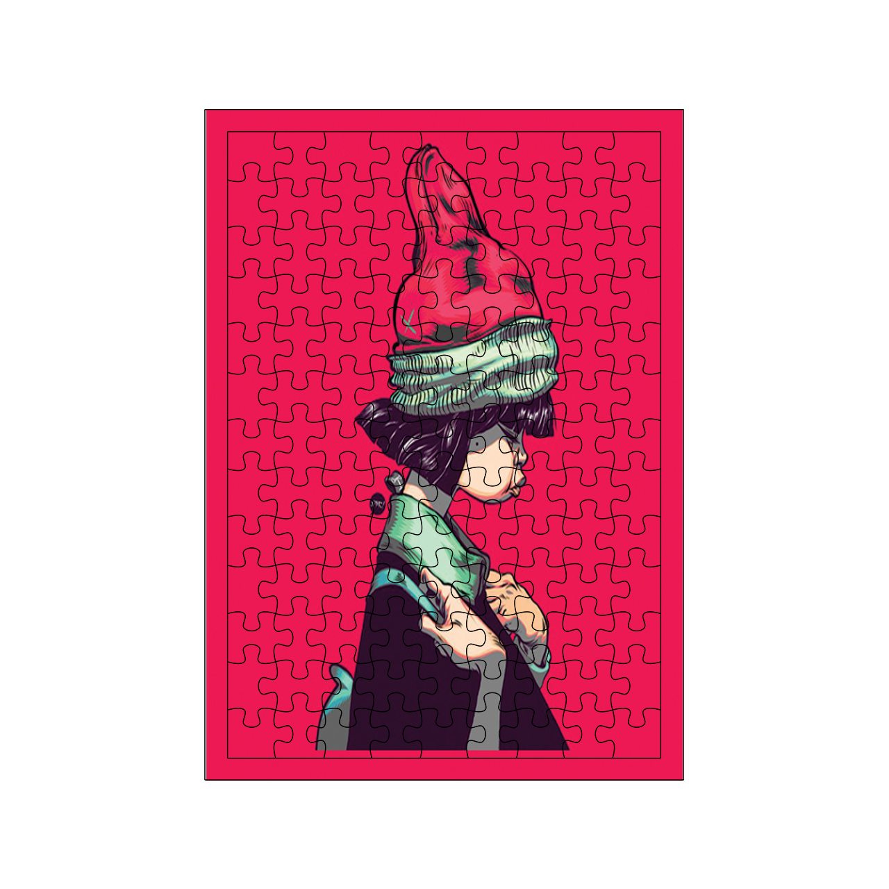 پازل 117 تکه مدل دختر کد 127