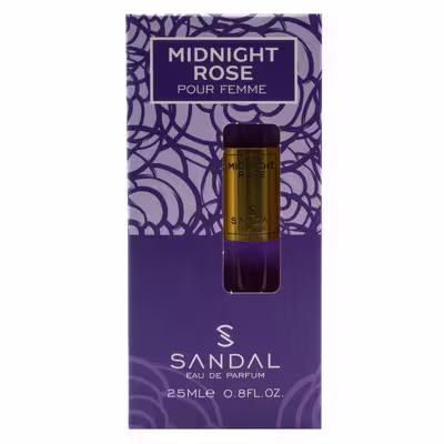 عطر جیبی زنانه صندل مدل MIDNIGHT ROSE حجم 25 میلی لیتر
