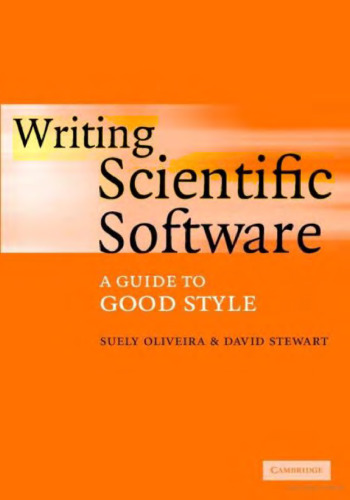 خرید و دانلود نسخه کامل کتاب Writing scientific software: a guide for good style