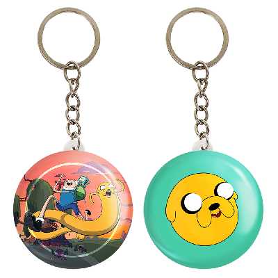 جاکلیدی خندالو مدل جیک و فین وقت ماجراجویی Adventure Time کد 2082920834 مجموعه 2 عددی