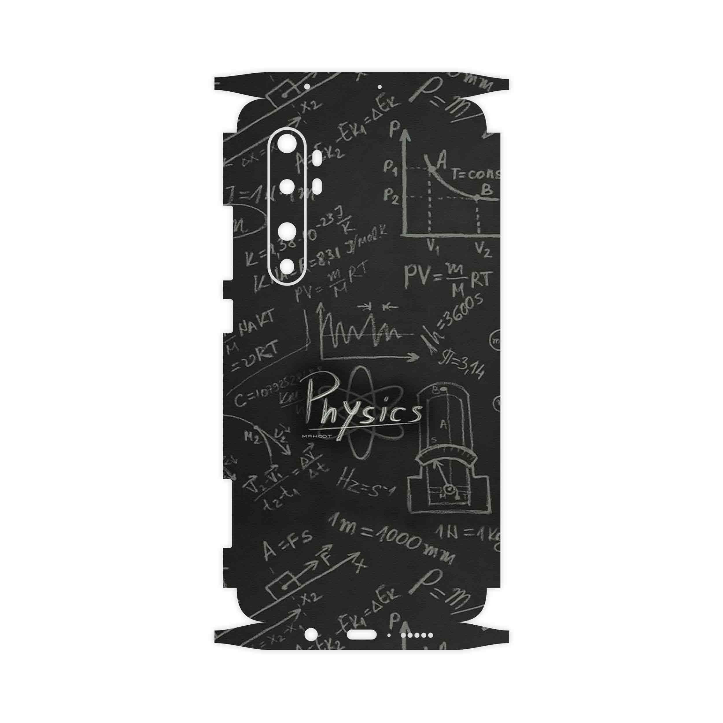 برچسب پوششی ماهوت مدل Physics Science-FullSkin مناسب برای گوشی موبایل شیائومی Mi Note 10 Lite