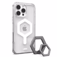 قاب اورجینال برند UAG مدل UAG Plyo MagSafe Ice White Case   Titanium Ring Stand مناسب برای Apple iPhone 16 Pro Max