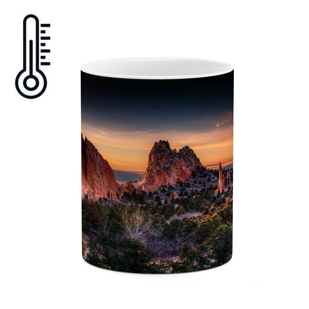 ماگ حرارتی کاکتی طرح منظره مدل mgh16668