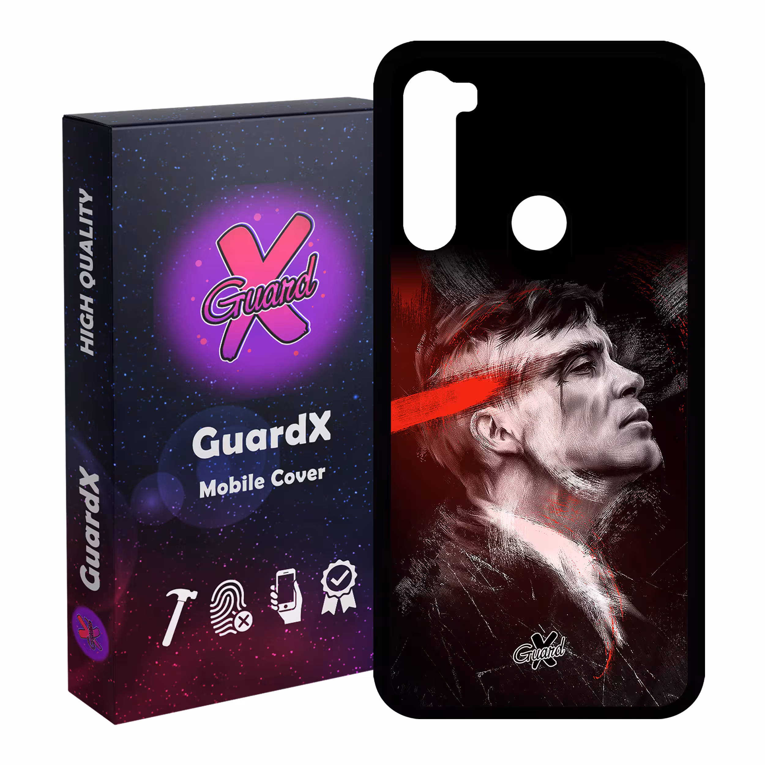 کاور گارد ایکس طرح Peaky Blinders مدل Glass10398 مناسب برای گوشی موبایل شیائومی Redmi Note 8