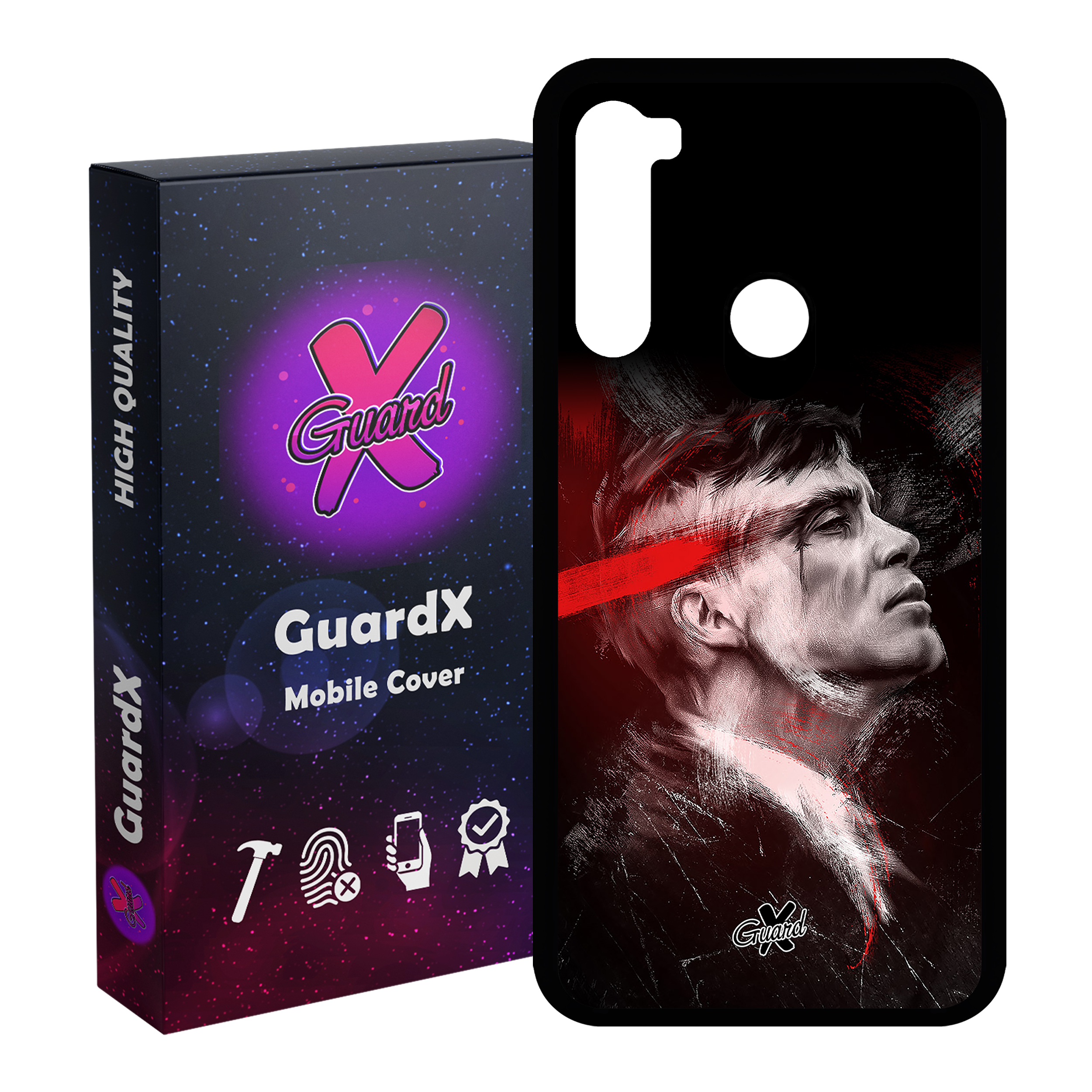 کاور گارد ایکس طرح Peaky Blinders مدل Glass10398 مناسب برای گوشی موبایل شیائومی Redmi Note 8