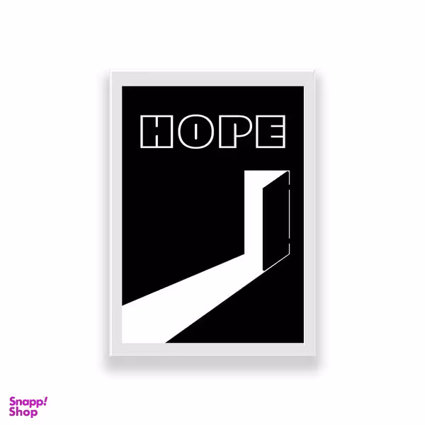 تابلو طرح مینیمال انگیزشی hope