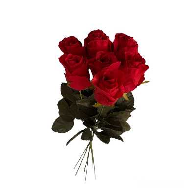 گل مصنوعی مدل رز بسته 7 عددی