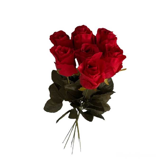 گل مصنوعی مدل رز بسته 7 عددی