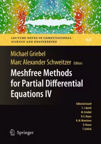 خرید و دانلود نسخه کامل کتاب Meshfree methods for partial differential equations IV