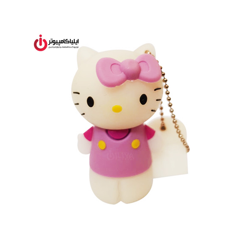 فلش مموری عروسکی کینگ فست مدل KI-16 طرح Hello Kitty ظرفیت 32 گیگابایت