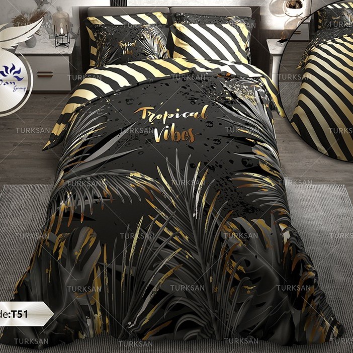 روتختی دونفره دو رو طرحدار  ترکسان طرح T51