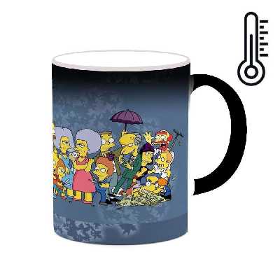 ماگ حرارتی کاکتی طرح کارتون سیمپسون مدل mgh23741