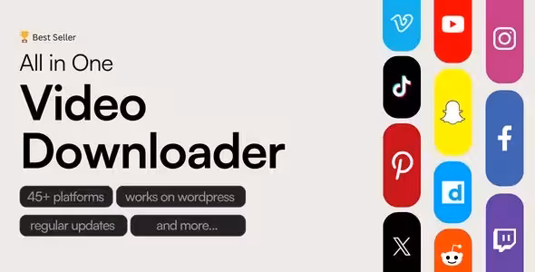 دانلود اسکریپت All in One Video Downloader