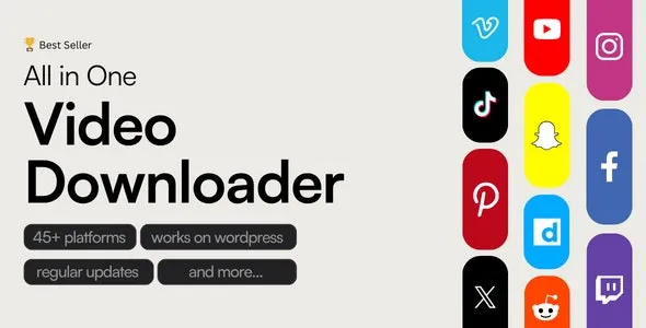 دانلود اسکریپت All in One Video Downloader