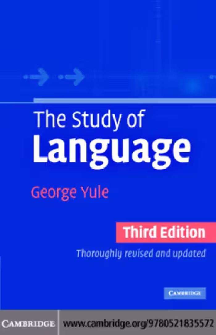 خرید و دانلود نسخه کامل کتاب The Study of Language