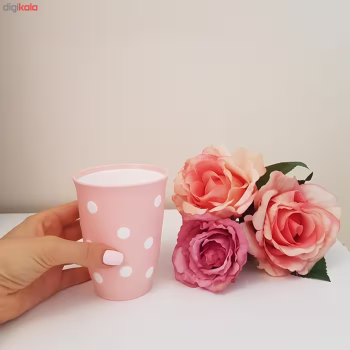 لیوان مدل خالدار بسته 3 عددی