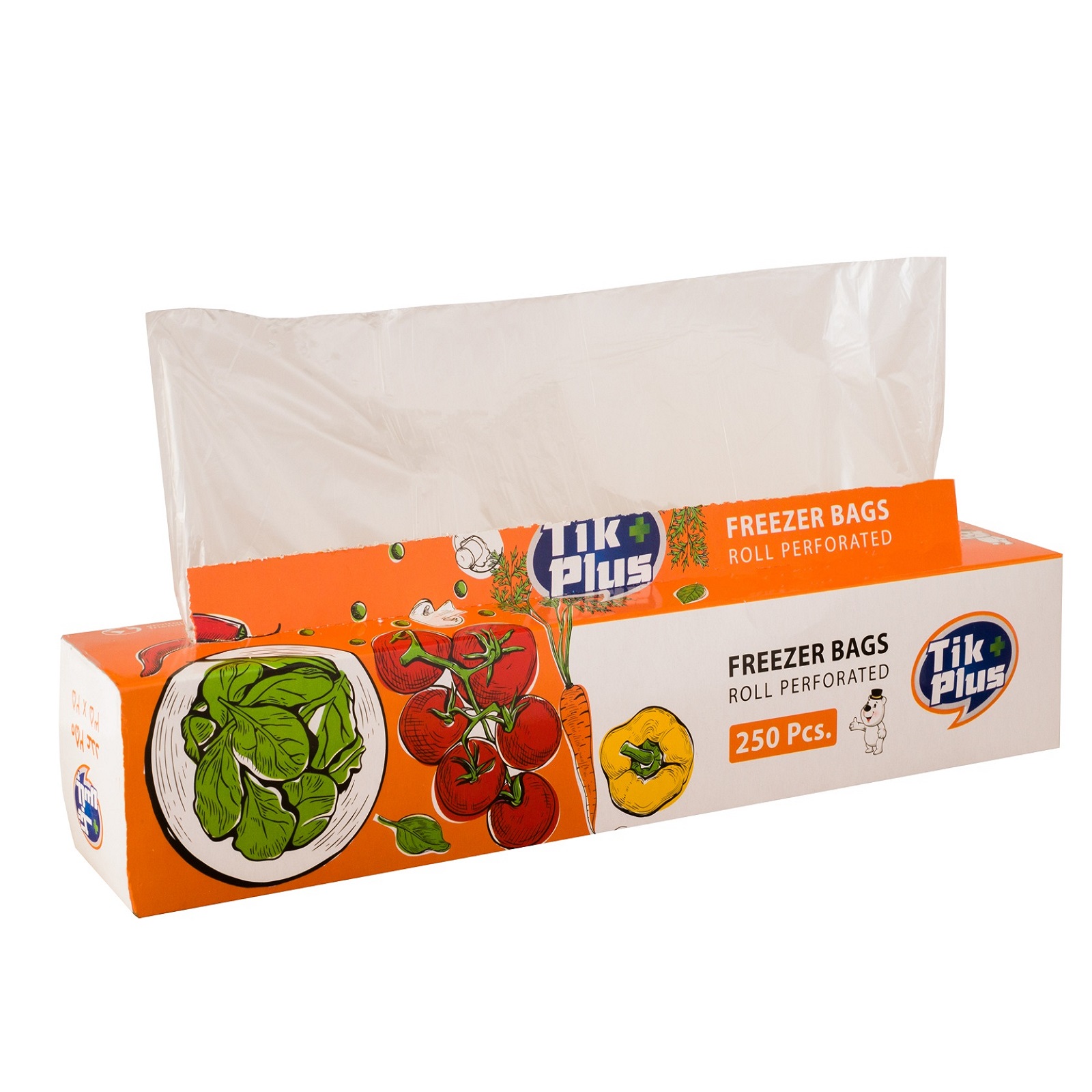 کیسه فریزر تیک پلاس کد6 بسته 250 عددی