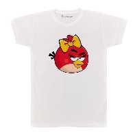 تی شرت بچگانه پرمانه طرح پرندگان خشمگین کد pmt.4409