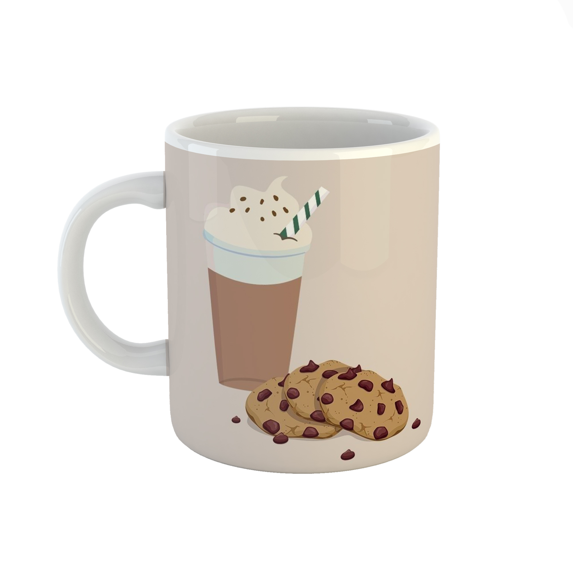 ماگ طرح استیکر کافی و قهوه