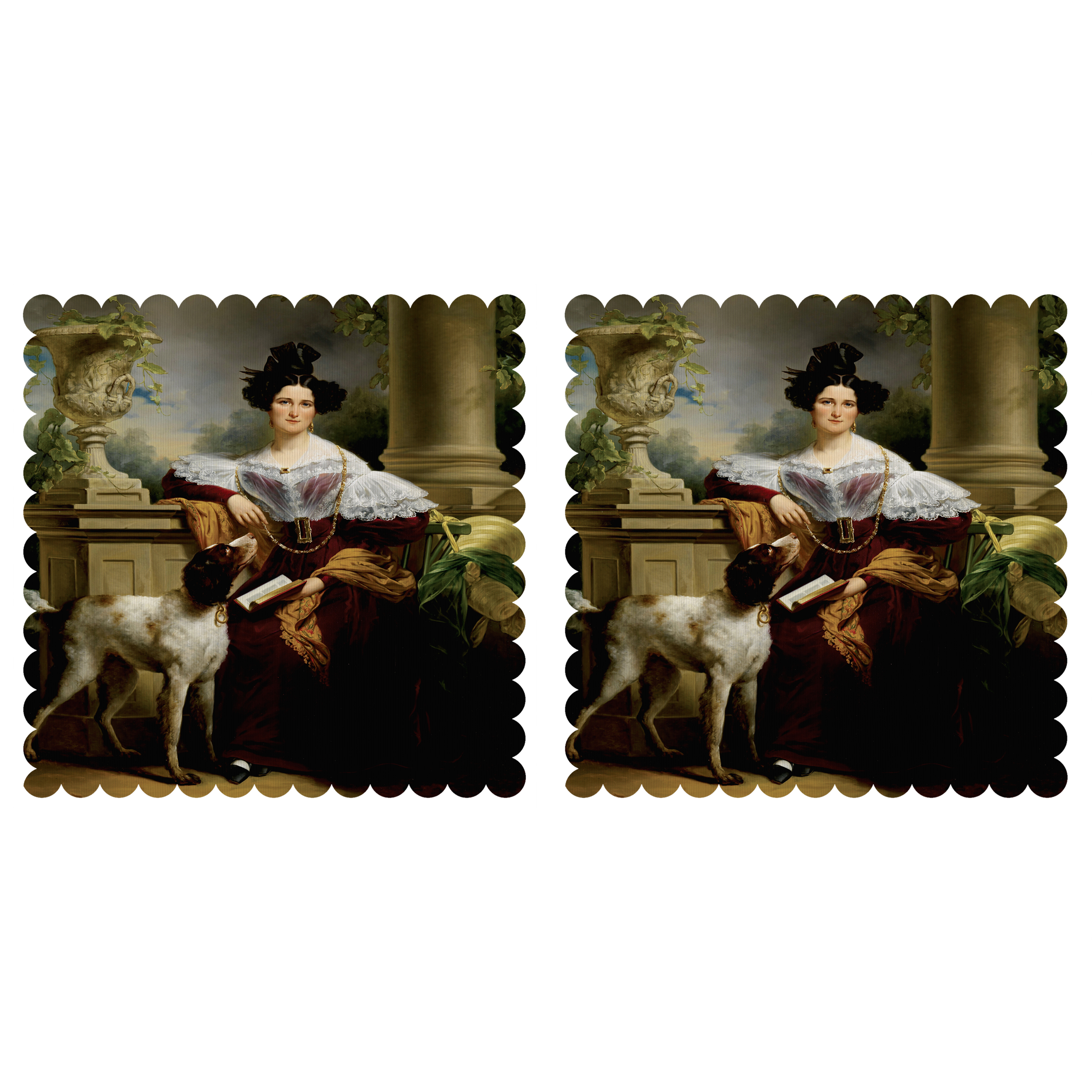 ست رومیزی 2 تکه مدل T3-42711