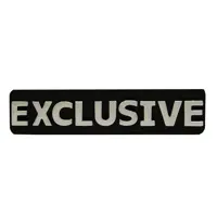آرم بغل گلگیر خودرو بیلگین طرح exclusiv02 مناسب برای زانتیا