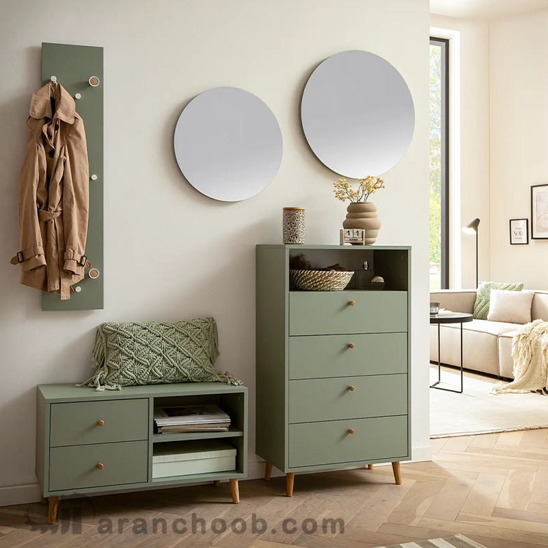 درآور چوبی باکس دار