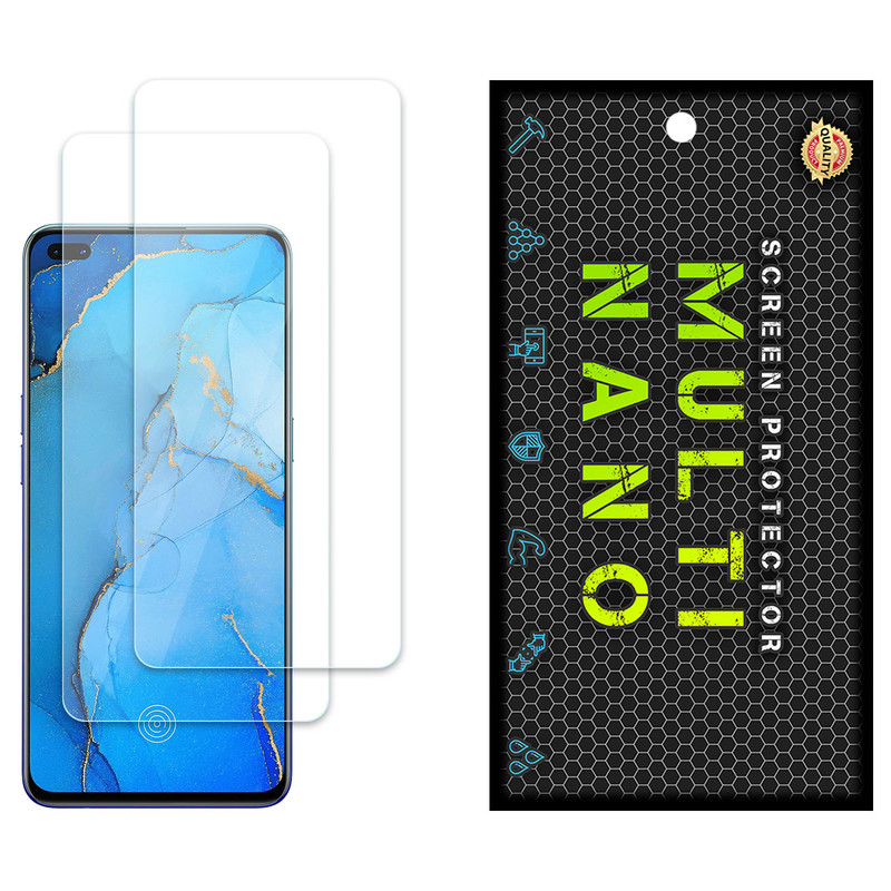محافظ صفحه نمایش مولتی نانو مدل X-S2N مناسب برای گوشی موبایل اوپو Reno3 Pro بسته دو عددی | کالا برتری