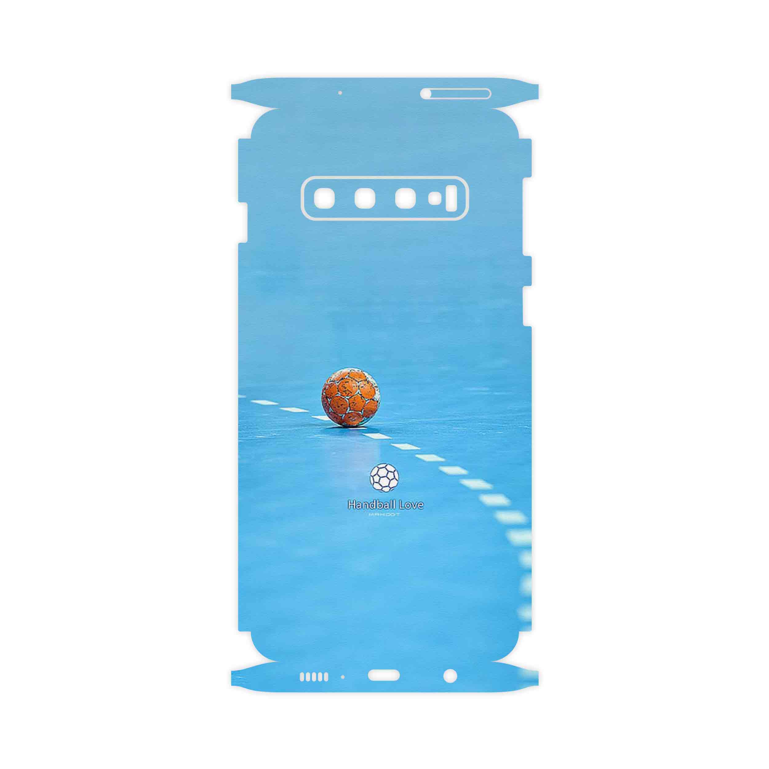 برچسب پوششی ماهوت مدل Handball-FullSkin مناسب برای گوشی موبایل سامسونگ Galaxy S10