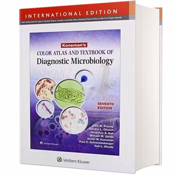 کتاب Konemans Color Atlas and Textbook of Diagnostic Microbiology اثر جمعی از نویسندگان انتشارات لیپین کات