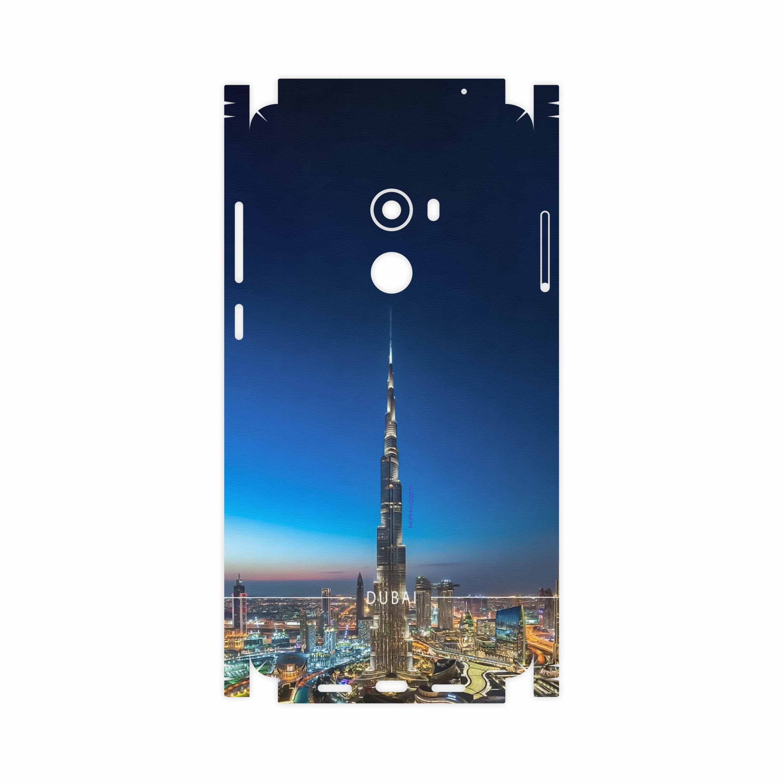 برچسب پوششی ماهوت مدل Dubai-City-FullSkin مناسب برای گوشی موبایل شیائومی Mi Mix 2