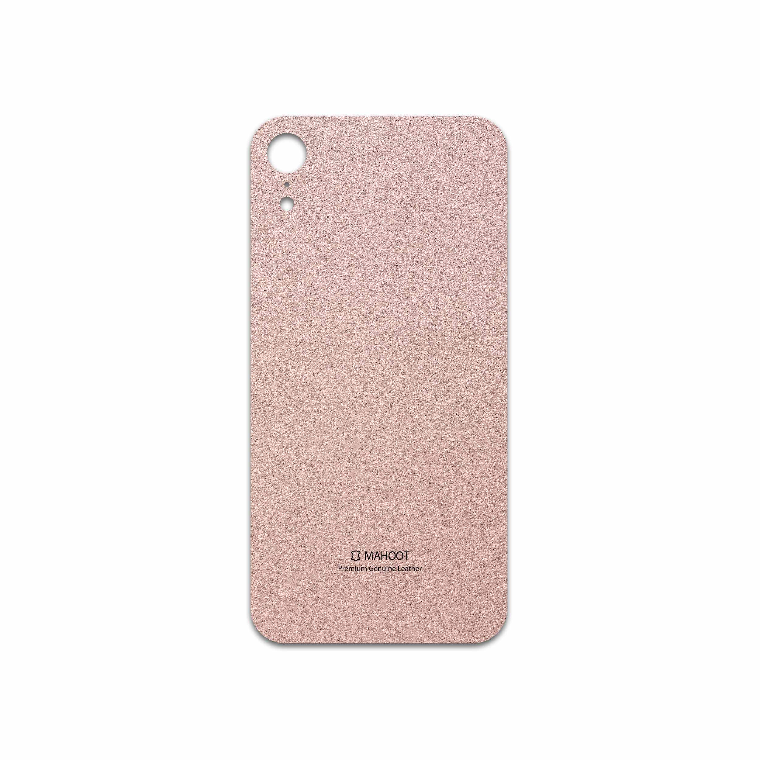برچسب پوششی ماهوت مدل Rose Gold Leather مناسب برای گوشی موبایل اپل iPhone XR