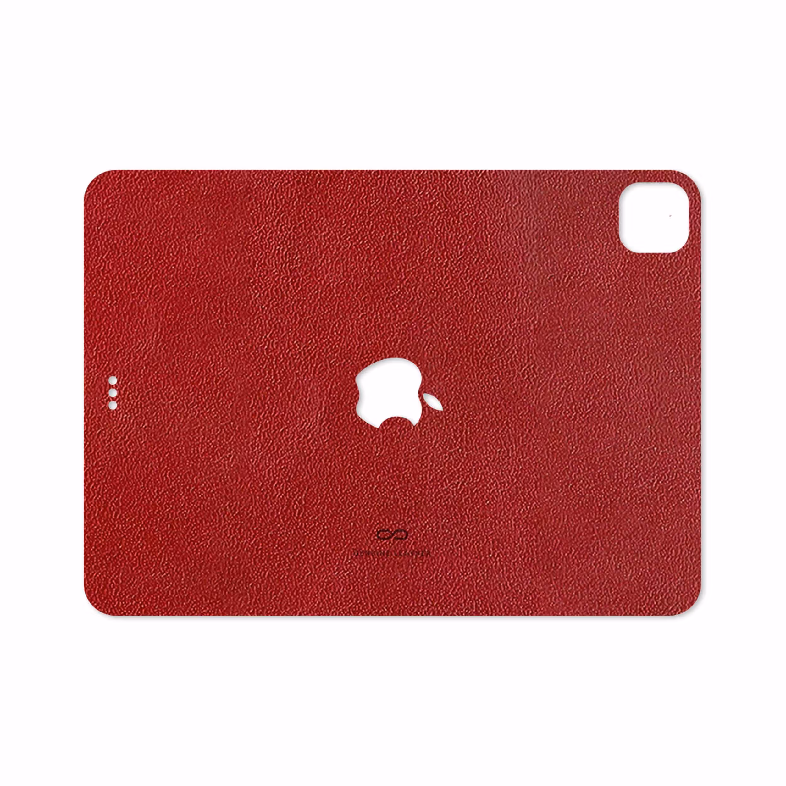 برچسب پوششی ماهوت مدل Red-Leather مناسب برای تبلت اپل iPad Pro 11 (GEN 2) 2020 A2228