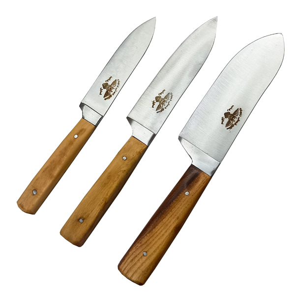 ست چاقو آشپزخانه 3 پارچه زنجان کد 1