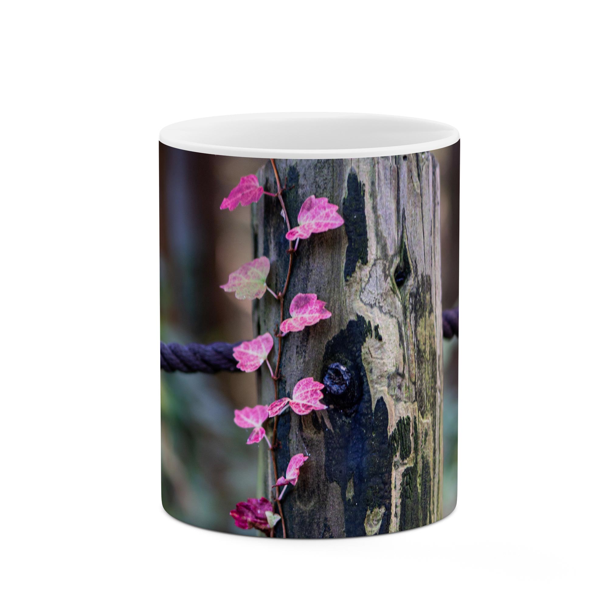 ماگ طرح گل رو چوب مدل mgp03150