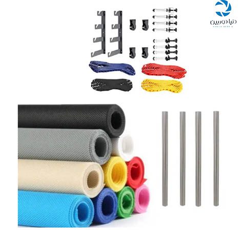 کیت فون زنجیری 4 تایی  فون pro 3×5   لوله آهني3 متري 4