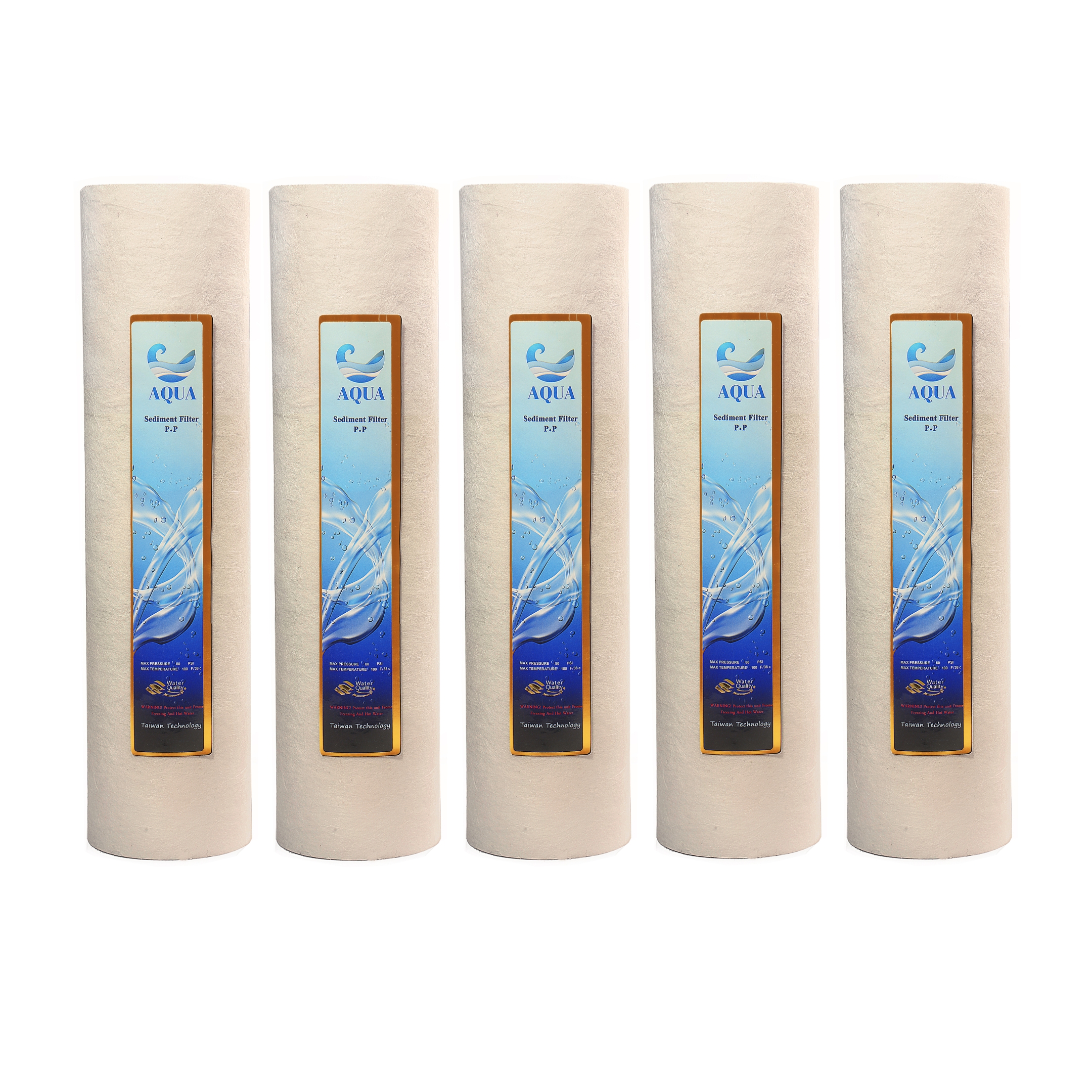 فیلتر دستگاه تصفیه آب آکوا مدل AQUA-PP5 مجموعه 5 عددی