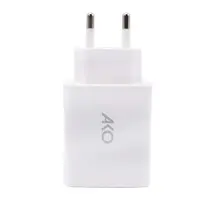 شارژر دیواری آکو مدل AH-2 به همراه کابل تبدیل USB-C