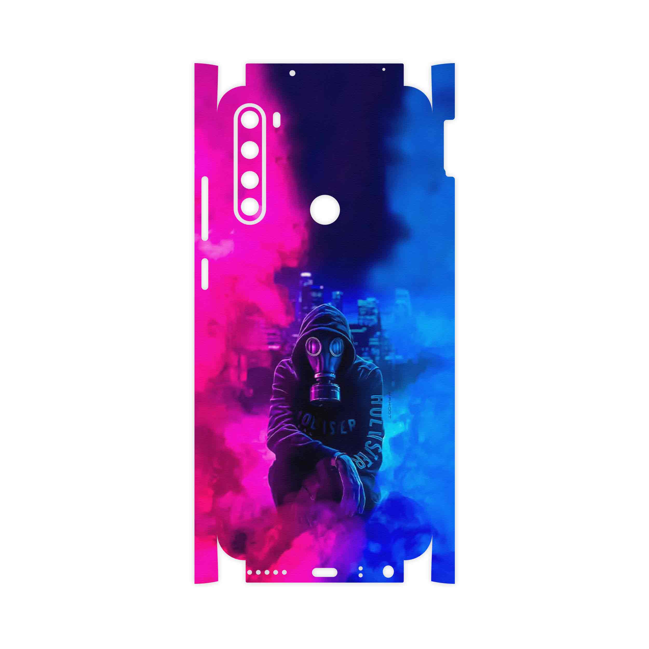 برچسب پوششی ماهوت مدل Smoke Rainbow Digital Art 2-FullSkin مناسب برای گوشی موبایل شیائومی Redmi Note 8T