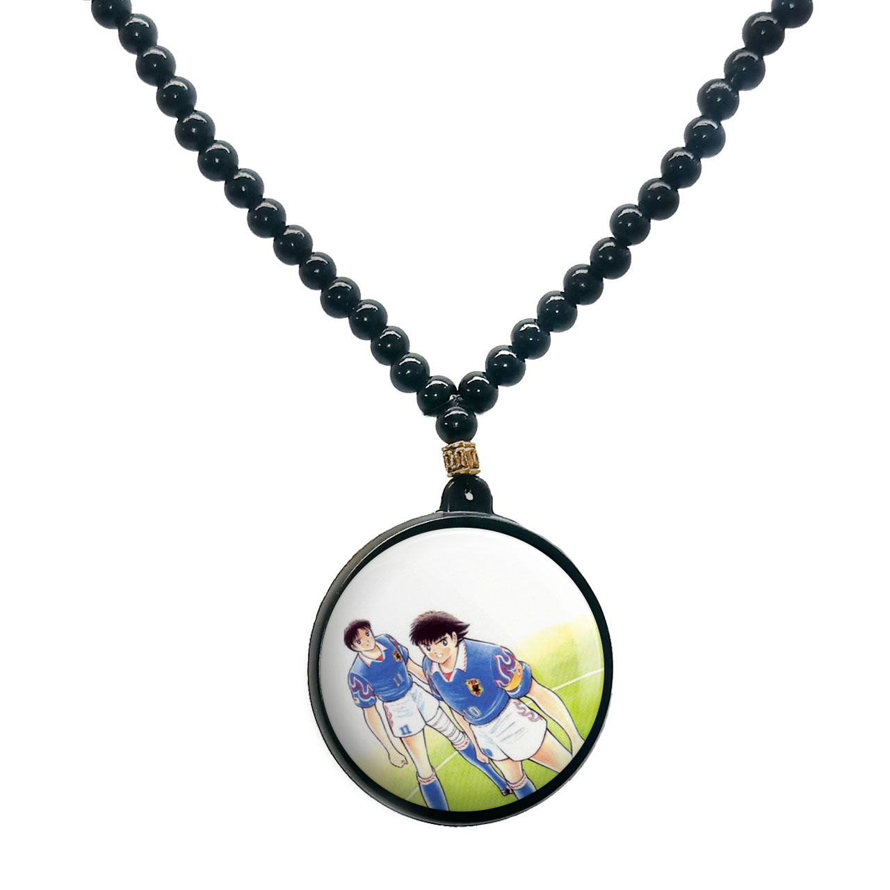 گردنبند پرمانه طرح فوتبالیست ها کد pmd.22296 مدل دو طرفه