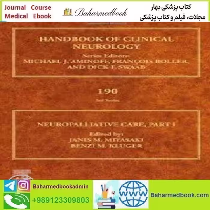 Handbook of Clinical Neurology Volume 184 to Volume 190 20