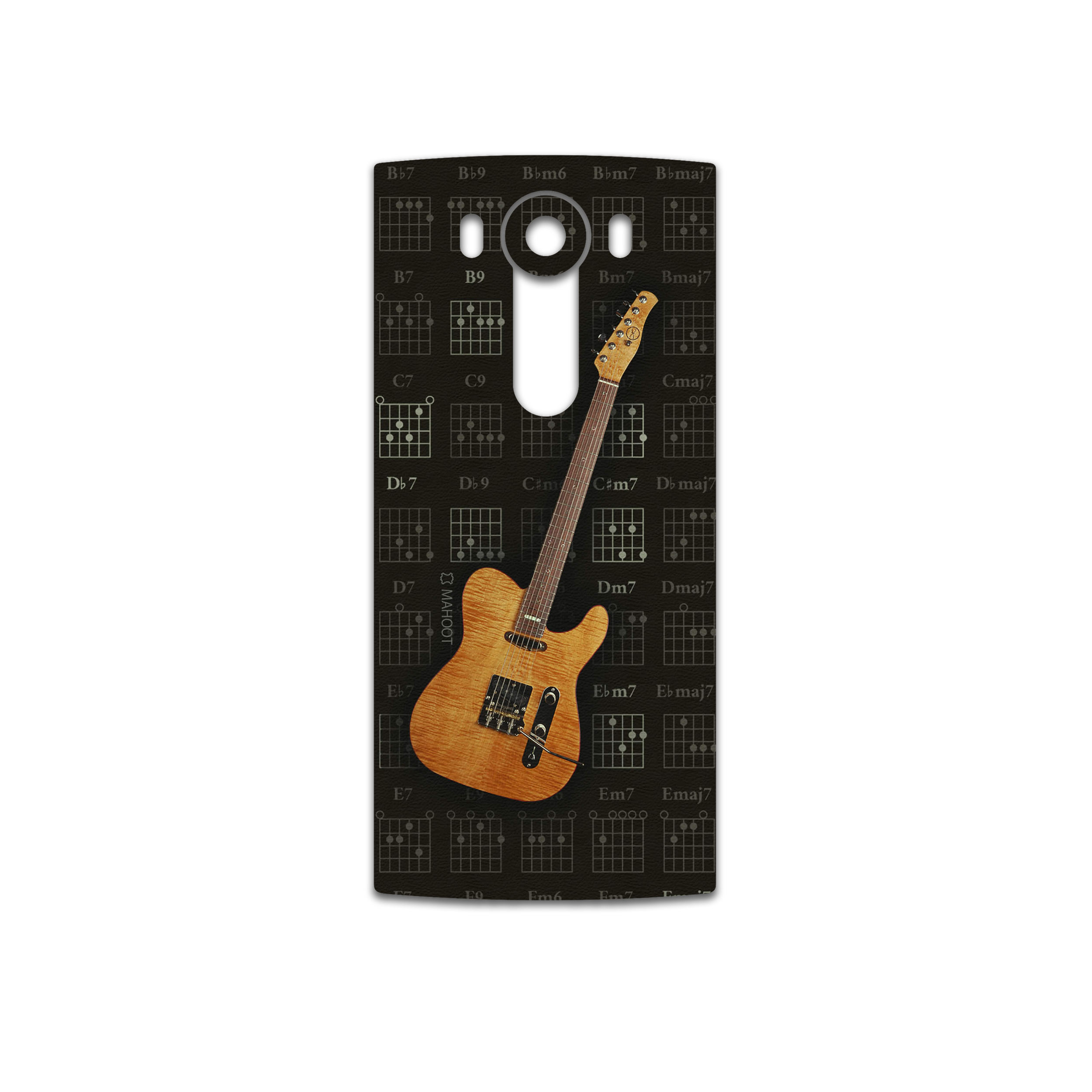 برچسب پوششی ماهوت مدل Guitar-Instrument مناسب برای گوشی موبایل ال جی V10