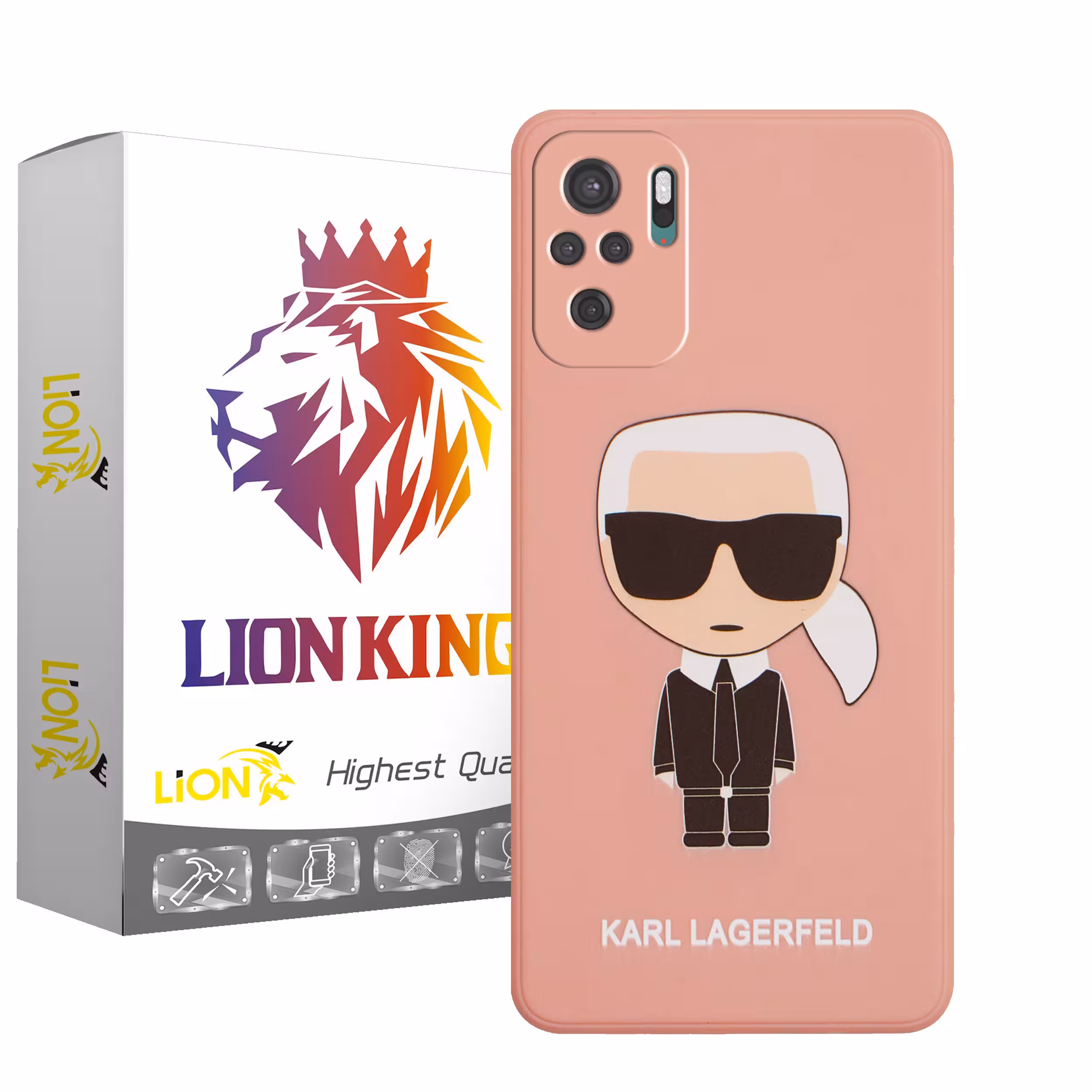 کاور لاین کینگ مدل SLKARELMAN مناسب برای گوشی موبایل شیایومی Redmi Note10 10S