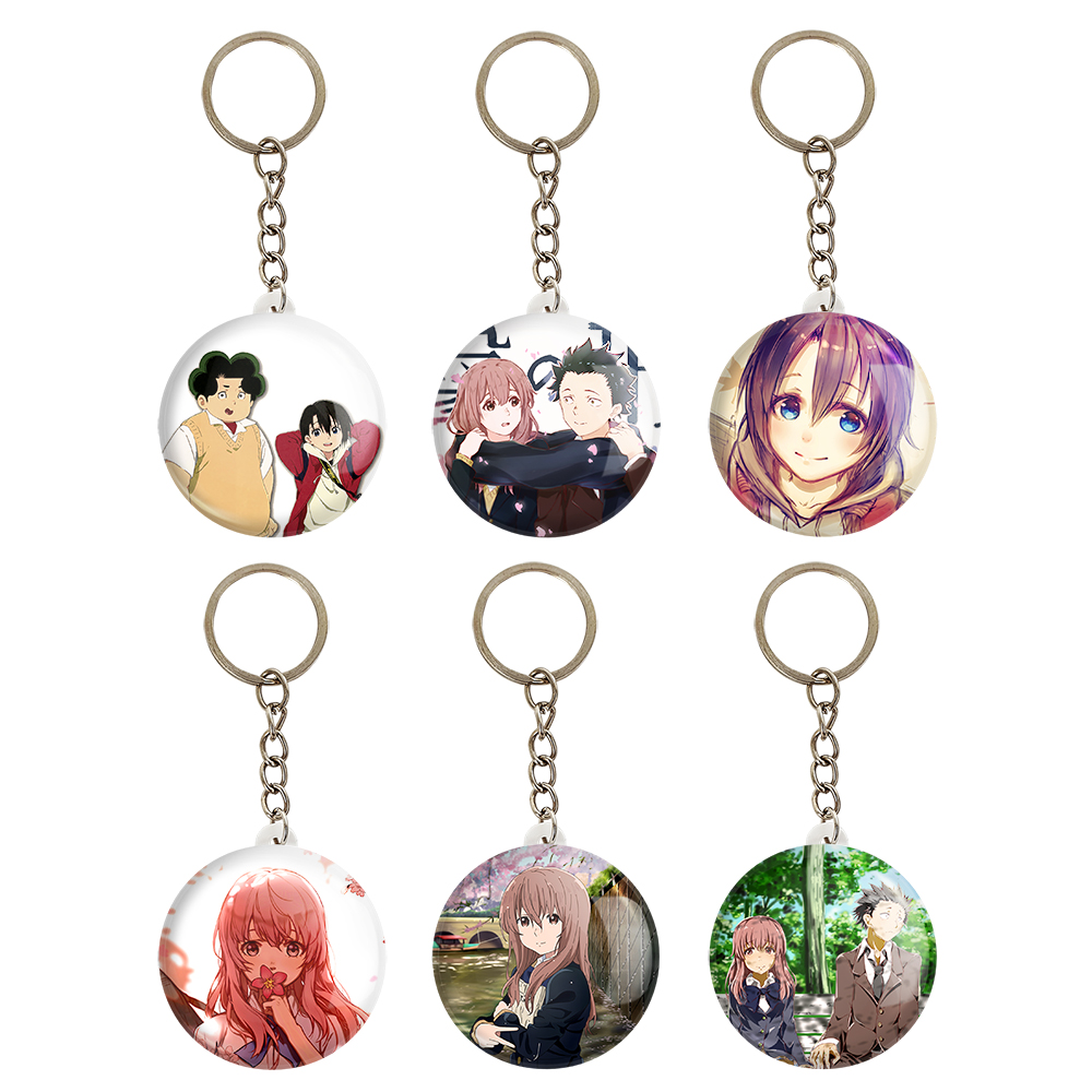 جاکلیدی خندالو مدل انیمه سایلنت ویس کد 818B مجموعه 6 عددی