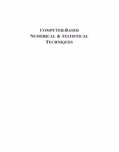 خرید و دانلود نسخه کامل کتاب Computer-Based Numerical &amp; Statistical Techniques (Mathematics)