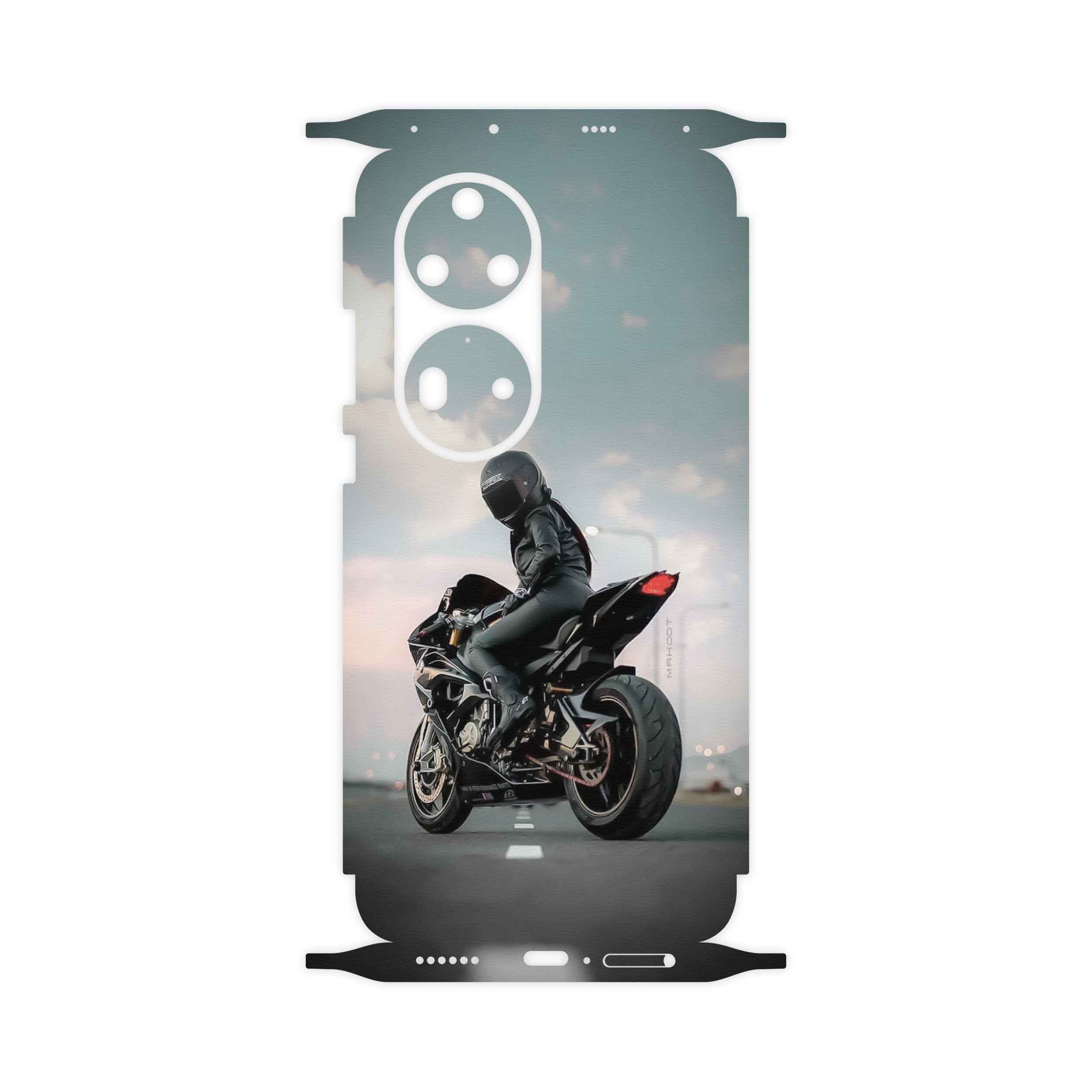 برچسب پوششی ماهوت مدل Motorcycling-FullSkin مناسب برای گوشی موبایل هوآوی P50 Pro