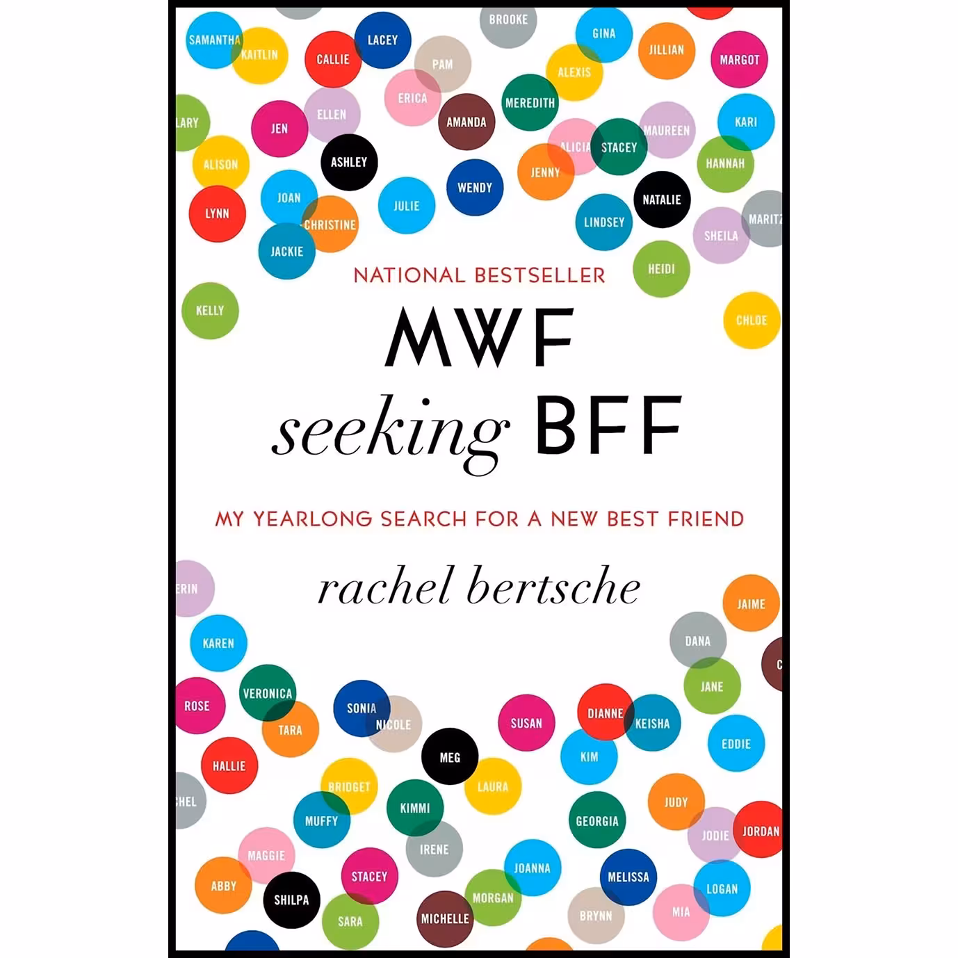 کتاب زبان اصلی MWF Seeking BFF اثر Rachel Bertsche انتشارات Ballantine Books