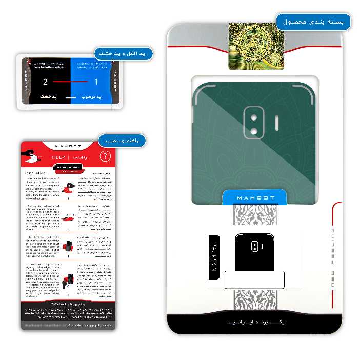 برچسب پوششی ماهوت مدل Mohammad-Rasool-Allah مناسب برای گوشی موبایل سامسونگ Galaxy J2 Core