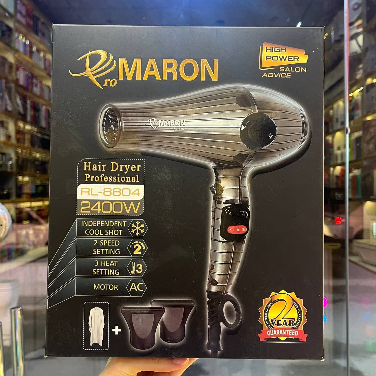 سشوار حرفه‌ای سالنی پرومارون مدل RL-8804