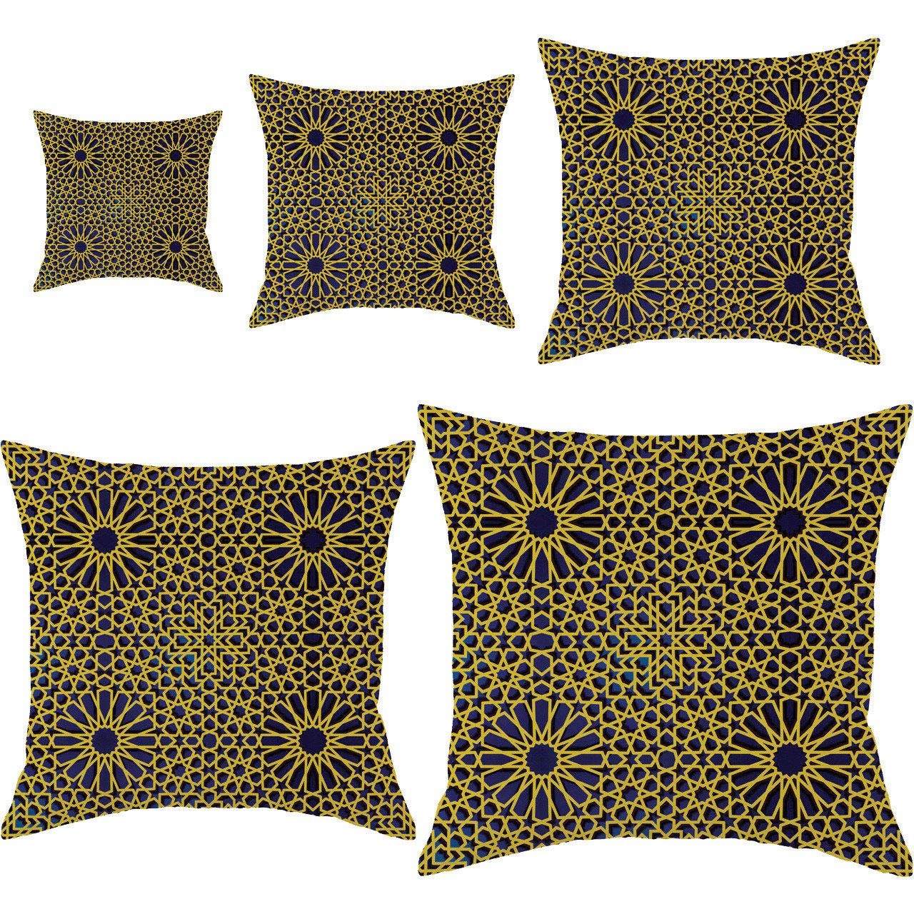 کوسن رنس کد S5-10097 مجموعه 5 عددی کوچک تا بزرگ